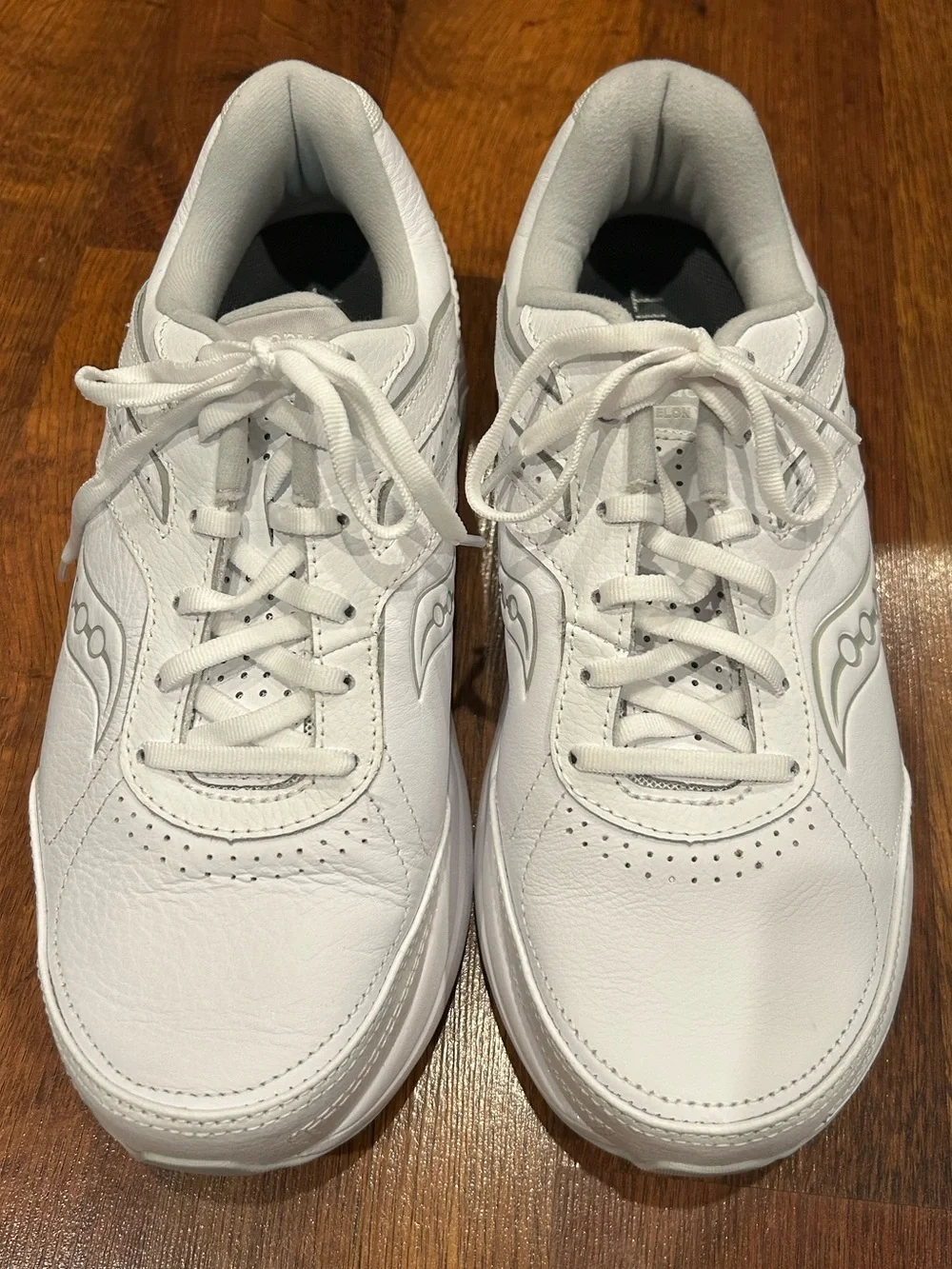 Saucony Echelon Walker 3 Mens Triple White X Wide Walking Shoes Size 10 NEW